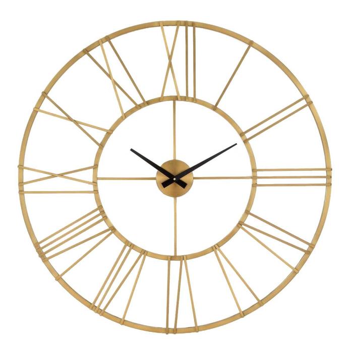 Uttermost Keyann Brass Wall Clock 1