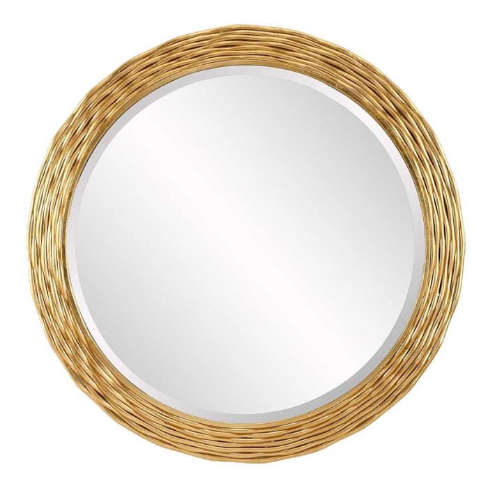 Uttermost Celeste Gold Round Mirror 1