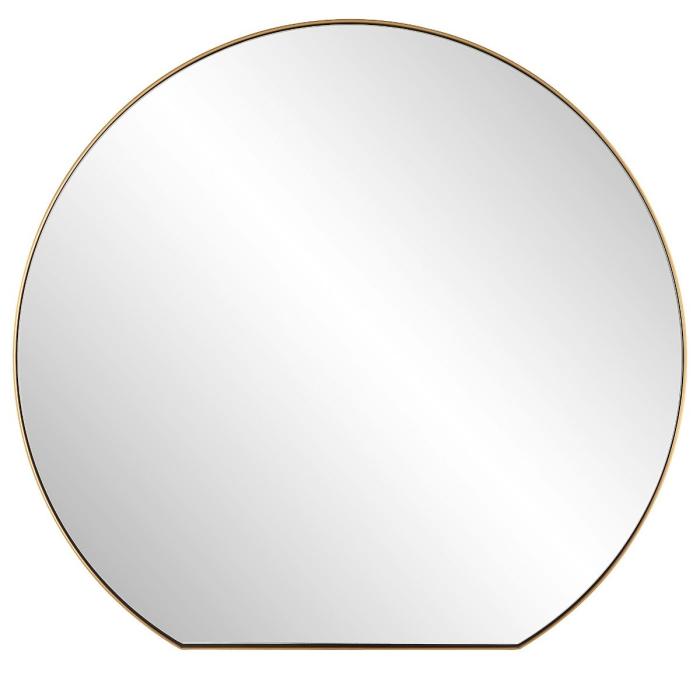 Uttermost Cabell Small Brass Mirror 1