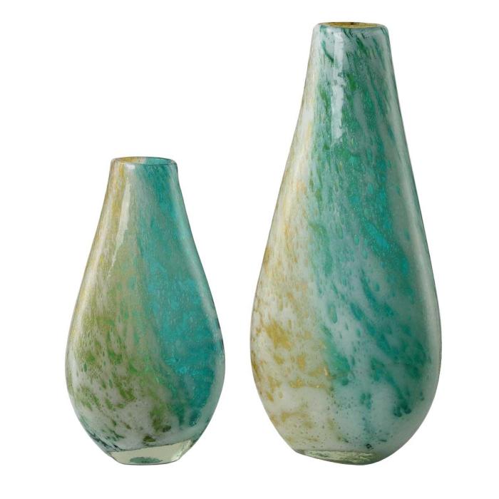 Uttermost High Tide Glass Vases, Set of 2 1