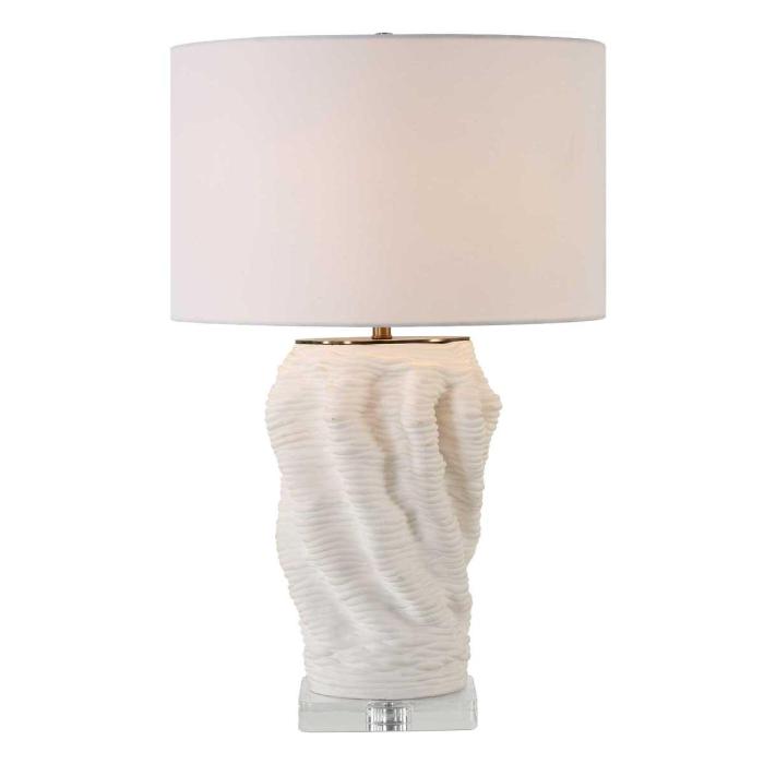 Uttermost Stratified White Table Lamp 1