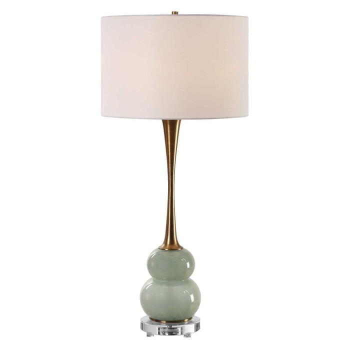 Uttermost Sanctuary Green Gray Table Lamp 1
