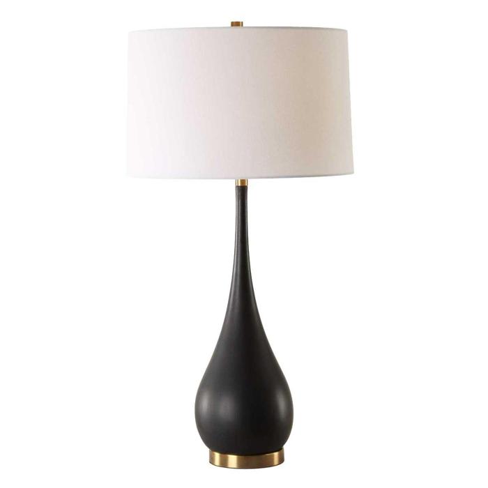 Uttermost Nocturnal Black Table Lamp 1
