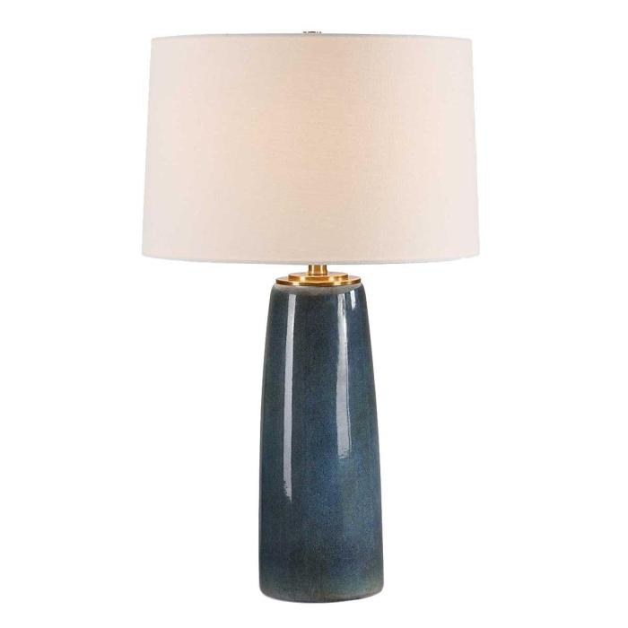 Uttermost Submerged Deep Blue Table Lamp 1