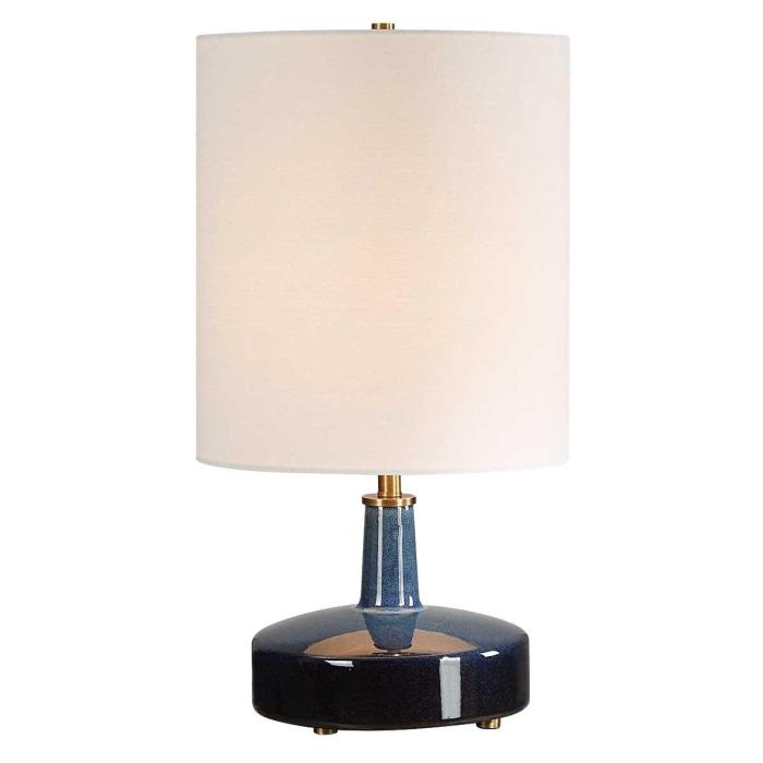 Uttermost Abyss Blue Table Lamp 1