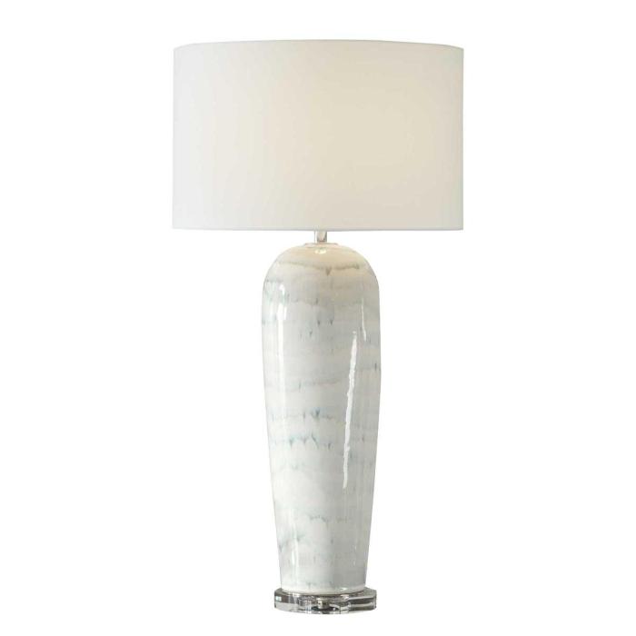 Uttermost Arden White Glaze Table Lamp 1