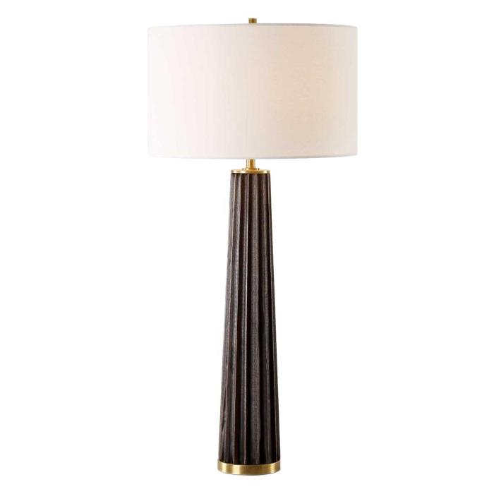 Uttermost Forage Dark Scalloped Table Lamp 1