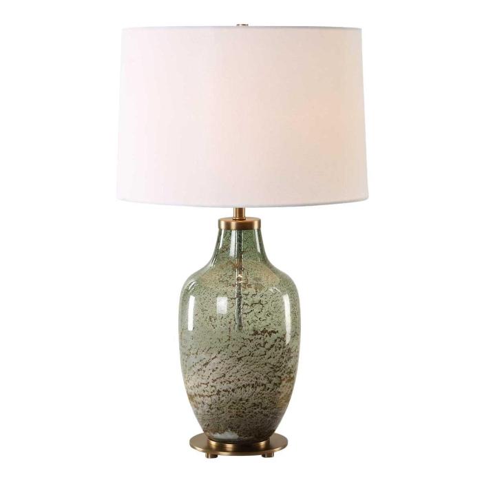 Uttermost Chianti Olive Glass Table Lamp 1