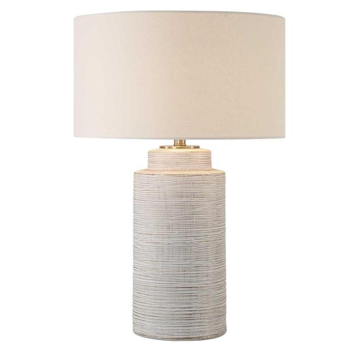 Uttermost Crimp Ribbed Table Lamp 1