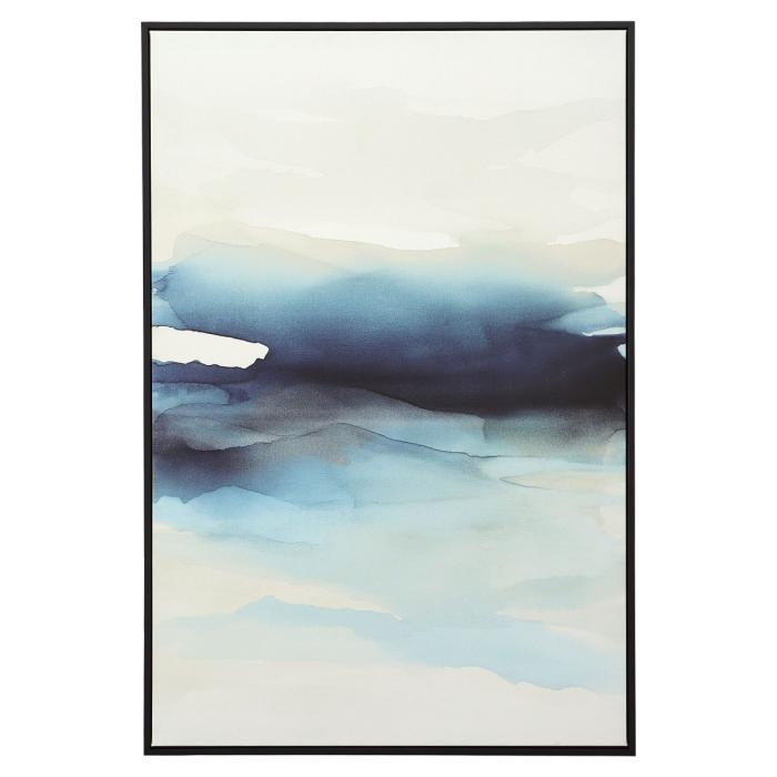 Uttermost Waves FramedCanvas Abstract Art 1
