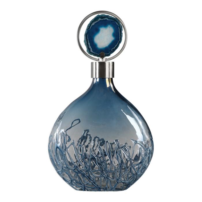Uttermost  Rae Sky Blue Vase 1
