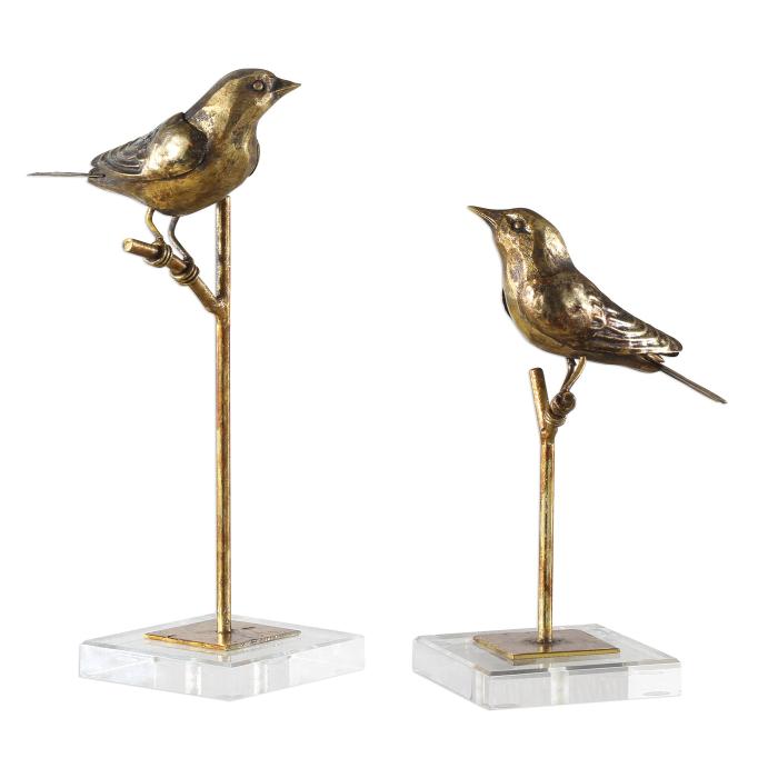 Uttermost  Passerines Bird Sculptures S/2 1