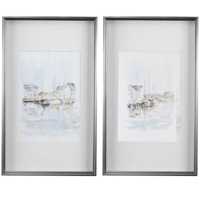 Uttermost  New England Port Framed Prints, S/2 1