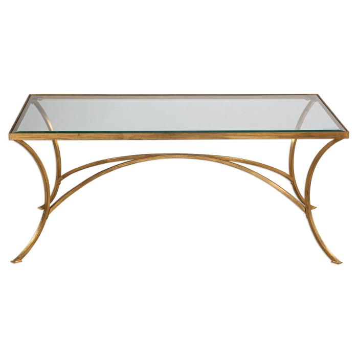 Uttermost  Alayna Gold Coffee Table 1
