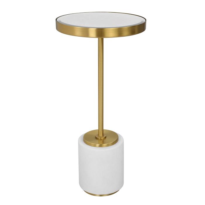 Uttermost  Laurier White Drink Table 1