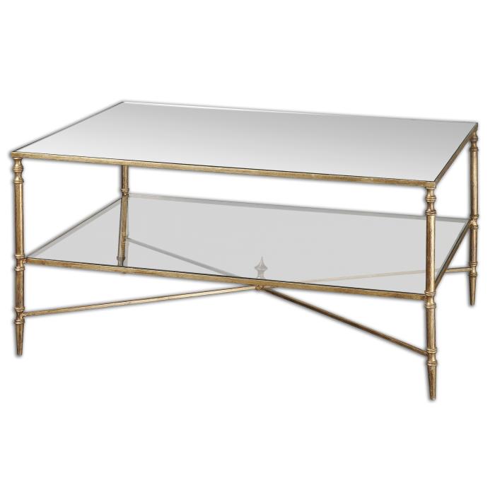 Uttermost  Henzler Mirrored Glass Coffee Table 1