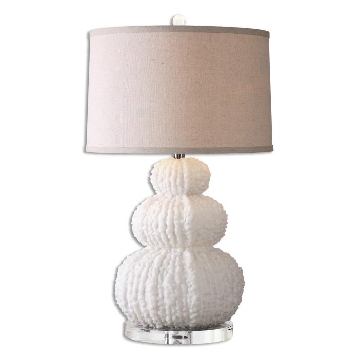 Uttermost  Fontanne Shell Ivory Table Lamp 1