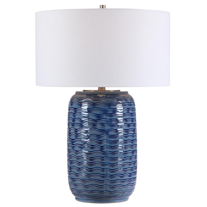 Uttermost  Sedna Blue Table Lamp 1