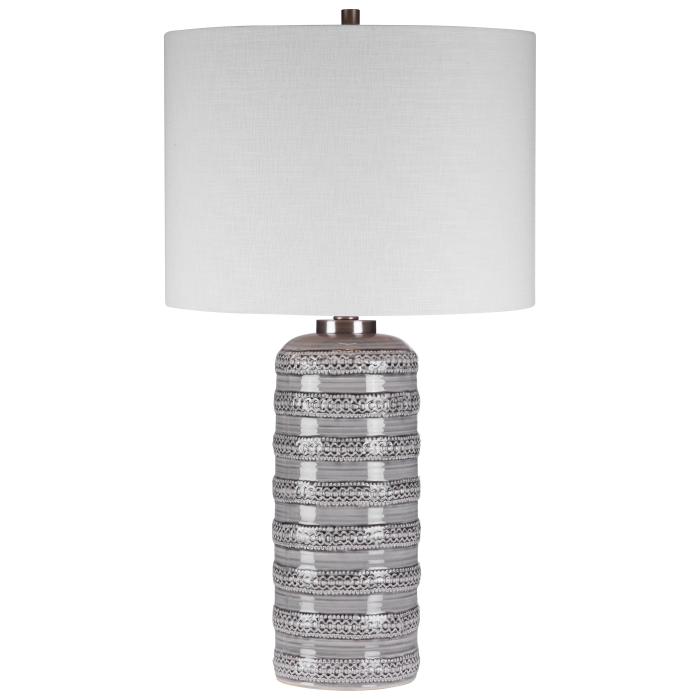 Uttermost  Alenon Light Gray Table Lamp 1