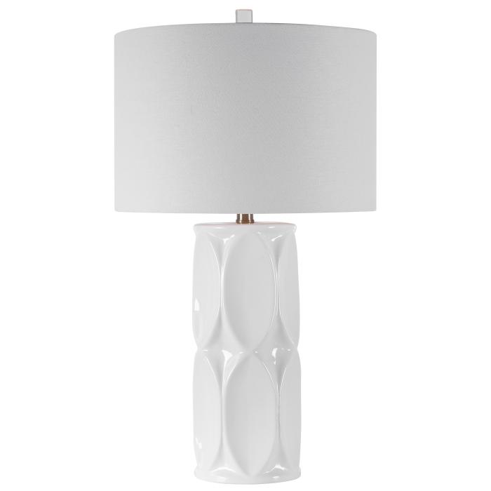Uttermost  Sinclair White Table Lamp 1