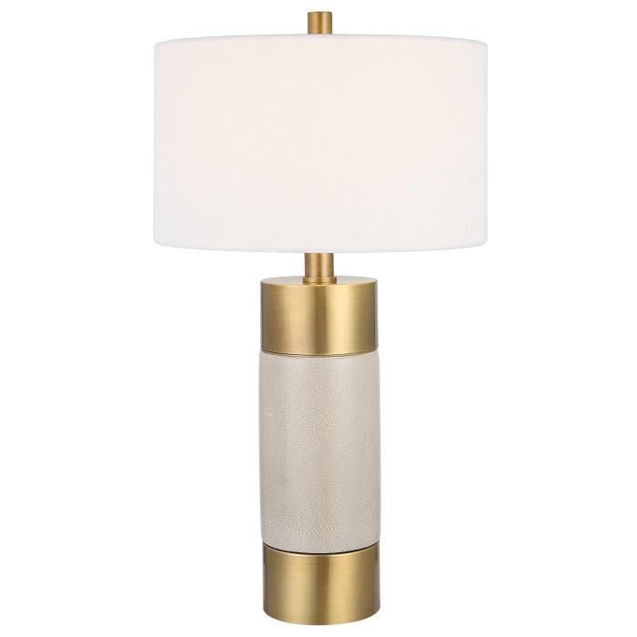 Uttermost  Adelia Ivory & Brass Table Lamp 1