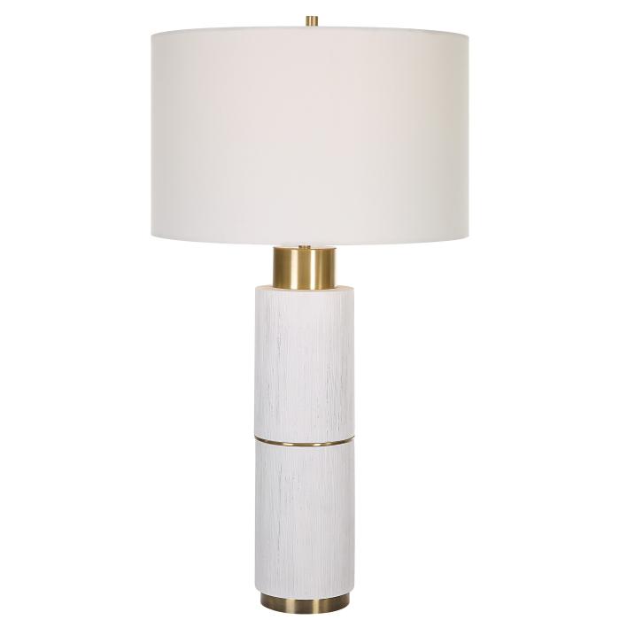 Uttermost  Ruse Whitewashed Table Lamp 1