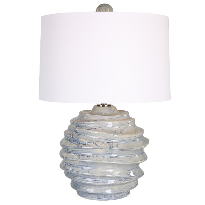 Uttermost  Waves Blue & White Accent Lamp 1