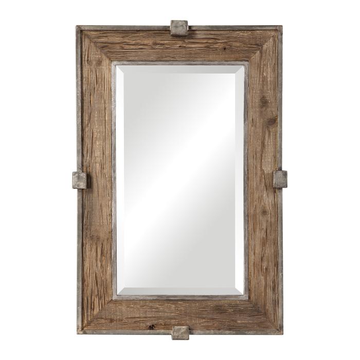 Uttermost  Siringo Weathered Wood Mirror 1