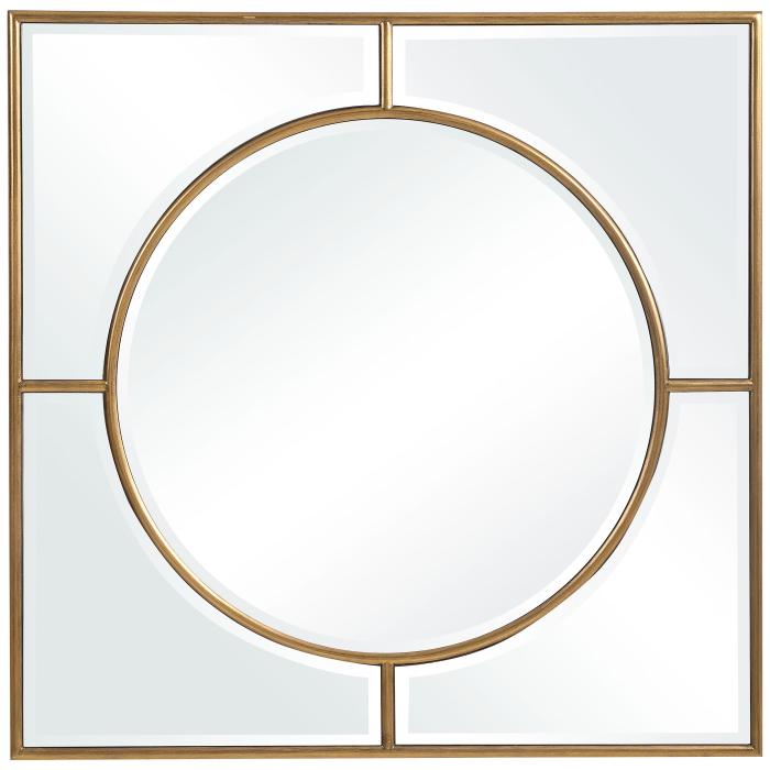 Uttermost  Stanford Gold Square Mirror 1