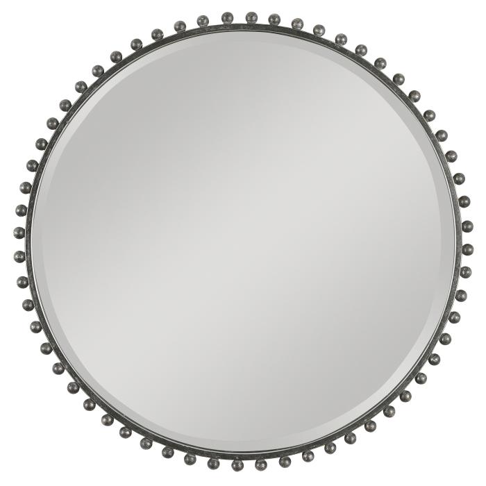 Uttermost  Taza Round Iron Mirror 1
