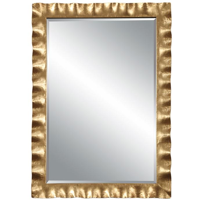 Uttermost  Haya Scalloped Gold Mirror 1