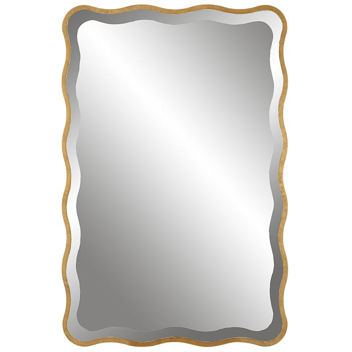 Uttermost  Aneta Gold Scalloped Mirror 1