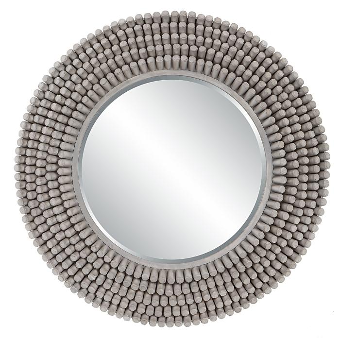 Uttermost  Portside Round Gray Mirror 1