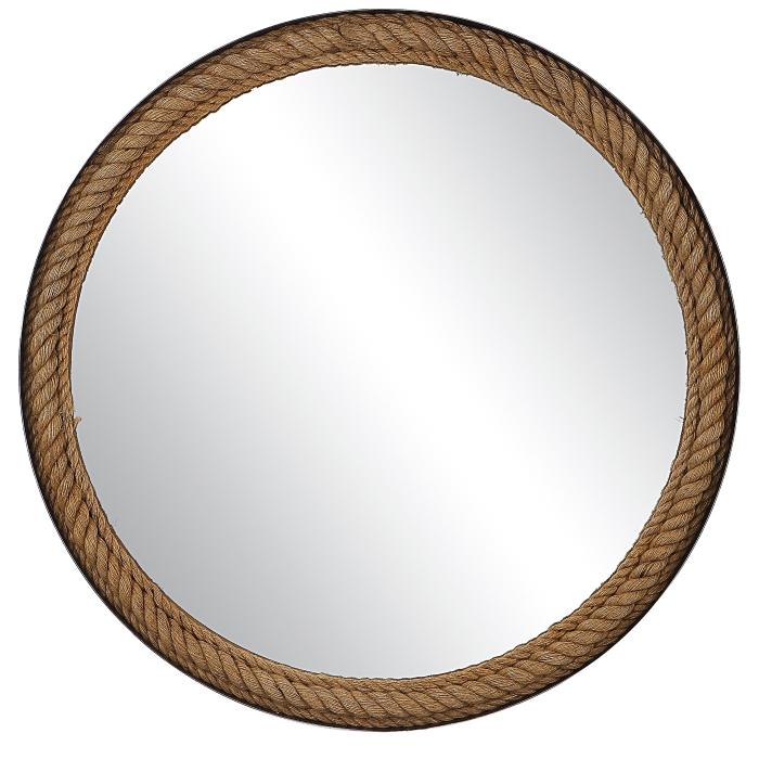 Uttermost  Bolton Round Rope Mirror 1