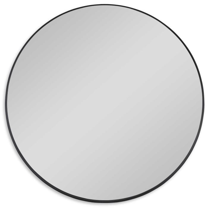 Black Label Padria Round Mirror - 122cm Black 1