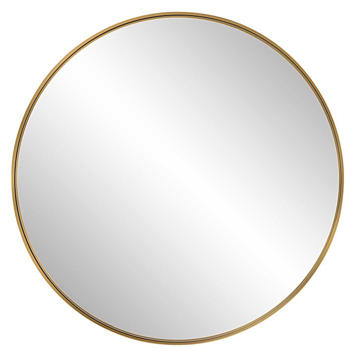 Black Label Padria Round Mirror - 152cm Brass 1