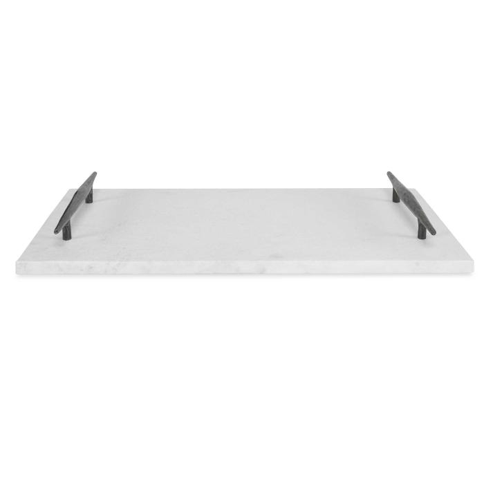 Black Label Get a Grip Tray - White Marble 1