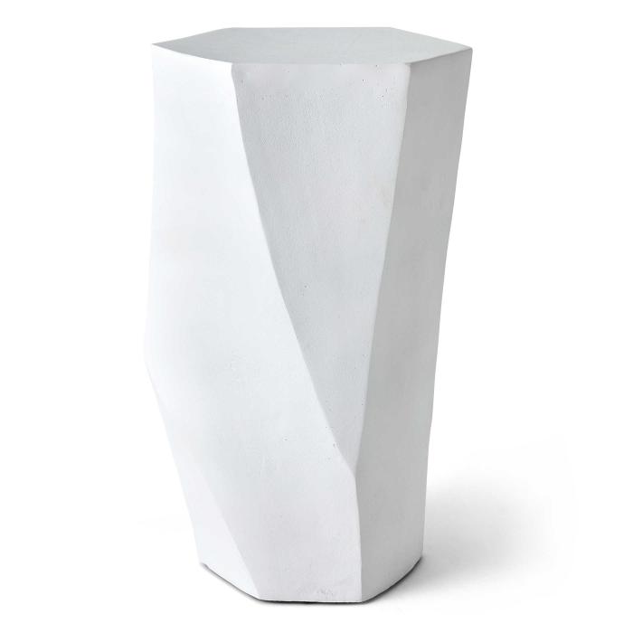 Black Label Cathenna Accent Table - White 1