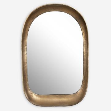  Bradano Brass Arch Mirror 