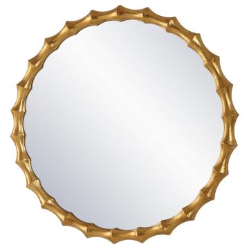 Nacala Round Gold Mirror