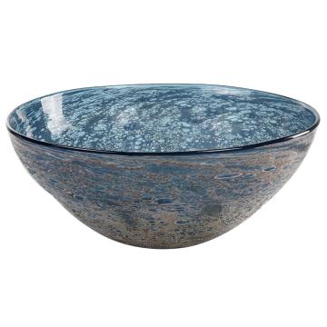 Genovesa Aqua Glass Bowl