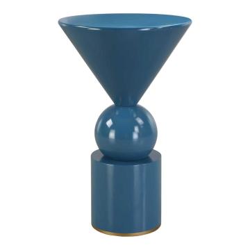 Trig Blue Accent Table