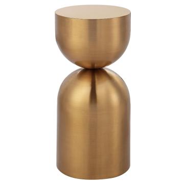 Golden Vessel Modern Accent Table
