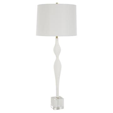 Helena Slender White Table Lamp
