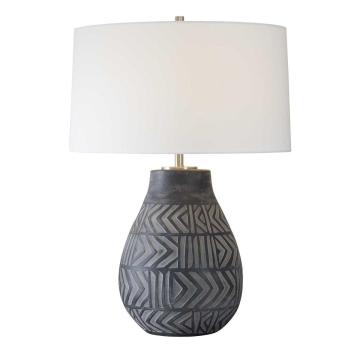 Natchez Charcoal Table Lamp
