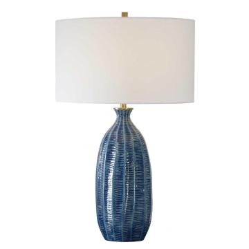 Bixby Blue Table Lamp