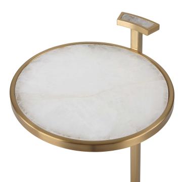 Jewel Pull Up Accent Table - Round