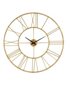 Keyann Brass Wall Clock