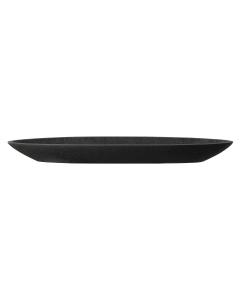 Vessel Cast Black Canoe Bowl
