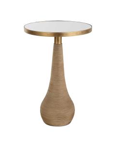 Terra Brass Accent Table